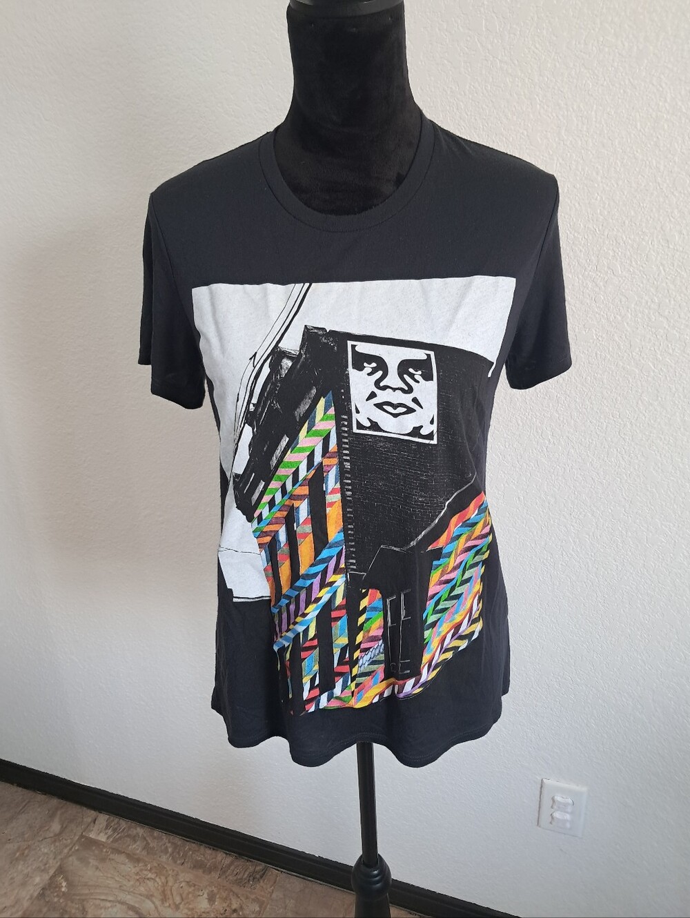 Vintage Obey Propaganda T Shirt Graphic Andre The Giant Streetwear Casual Men Sm